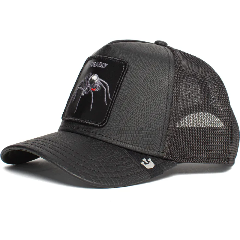 kepure-islenkta-juoda-snapback-deadly-encounter-the-farm-goorin-bros