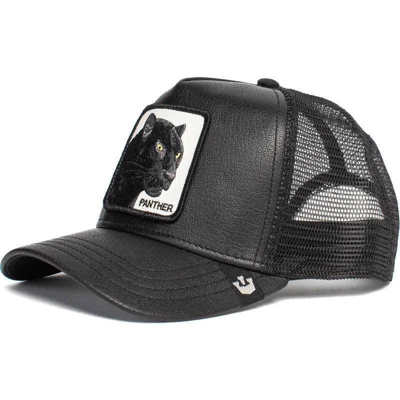 kepure-islenkta-juoda-snapback-panther-truth-will-prevail-the-farm-goorin-bros