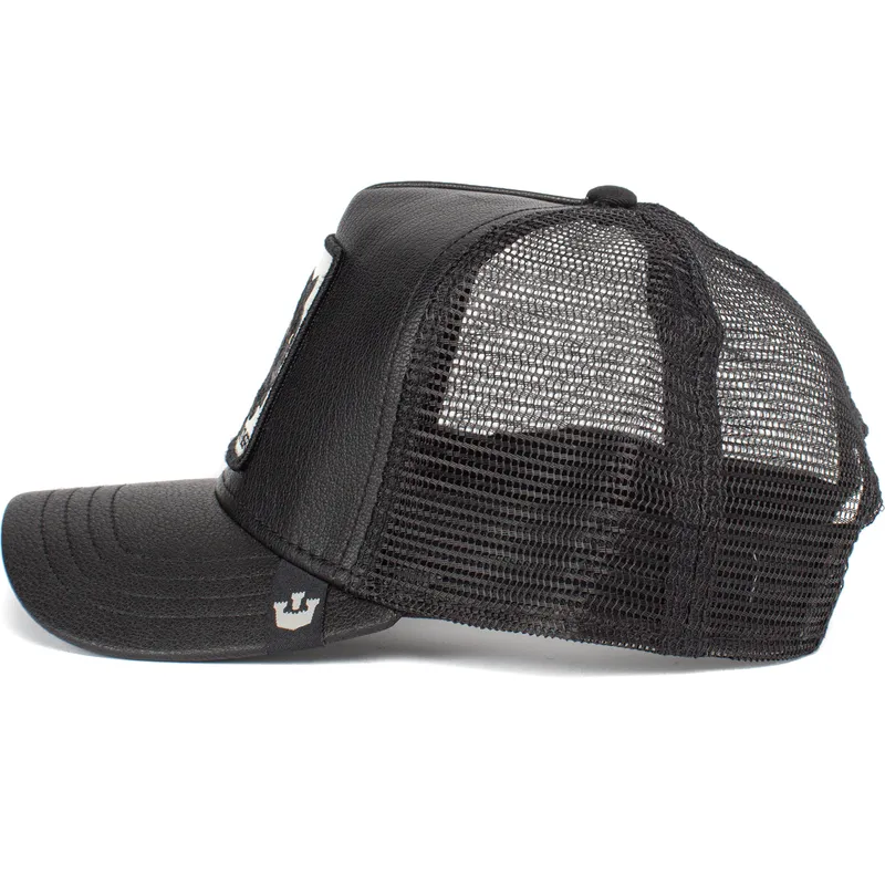 kepure-islenkta-juoda-snapback-panther-truth-will-prevail-the-farm-goorin-bros