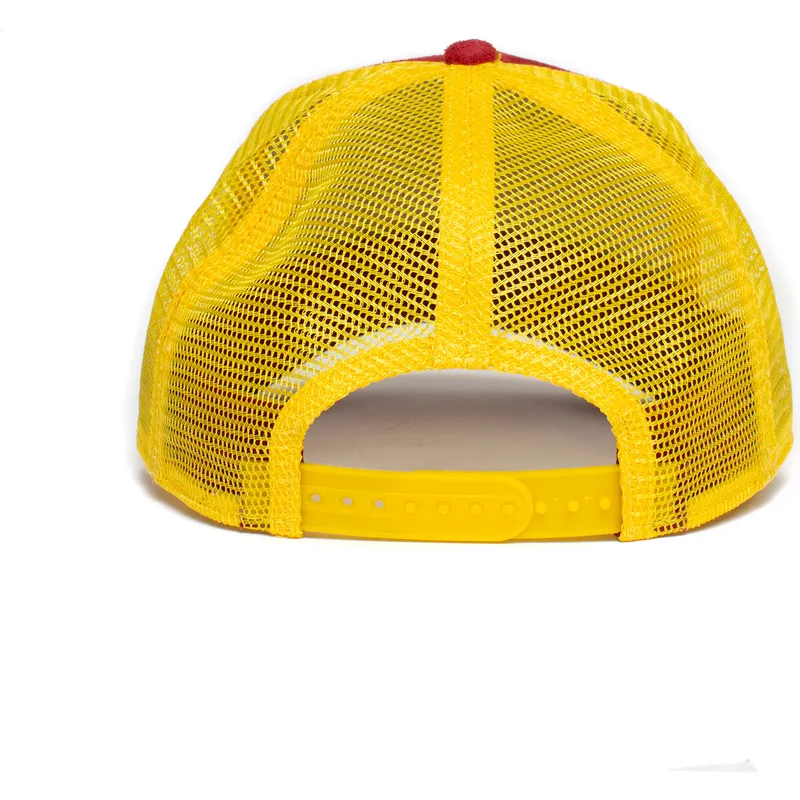 kepure-islenkta-raudona-snapback-flaming-hot-cheetah-the-farm-goorin-bros kepure-islenkta-raudona-snapback-flaming-hot-cheetah-the-farm-goorin-bros