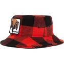 czapka-czerwono-czarna-buffalo-i-m-a-little-hoarse-the-farm-od-goorin-bros