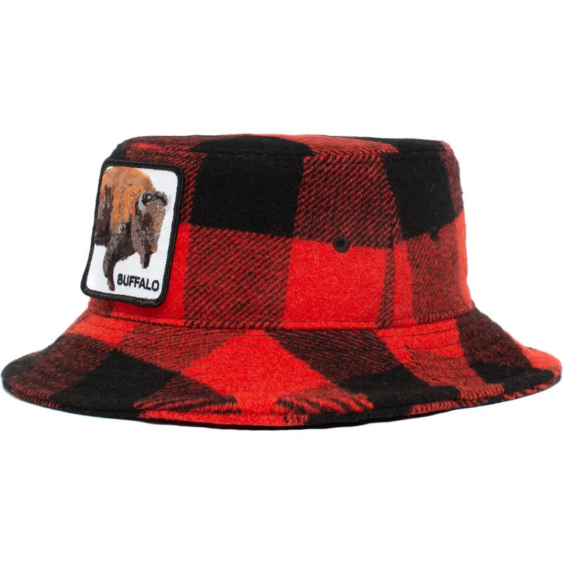 bucket-islenkta-red-snapback-bucket-rojo-y-negro-bufalo-buffalo-i-m-a-little-hoarse-the-farm-the-farm-de-goorin-bros