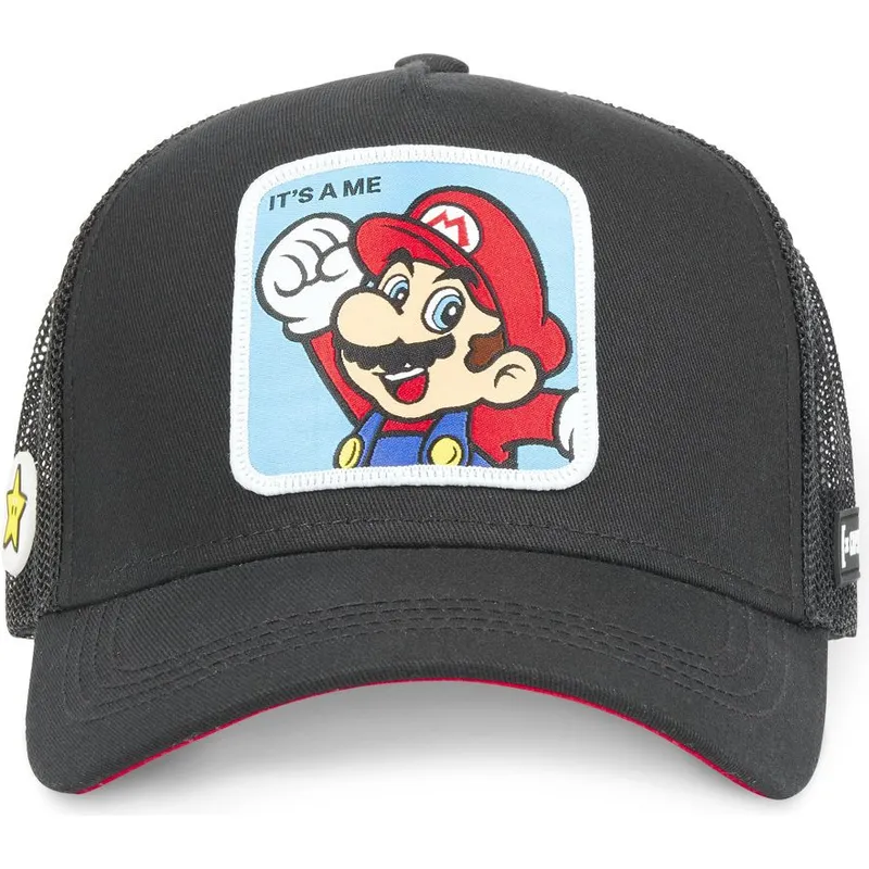 kepure-islenkta-juoda-snapback-cla2-bros-mario-super-mario-bros-capslab