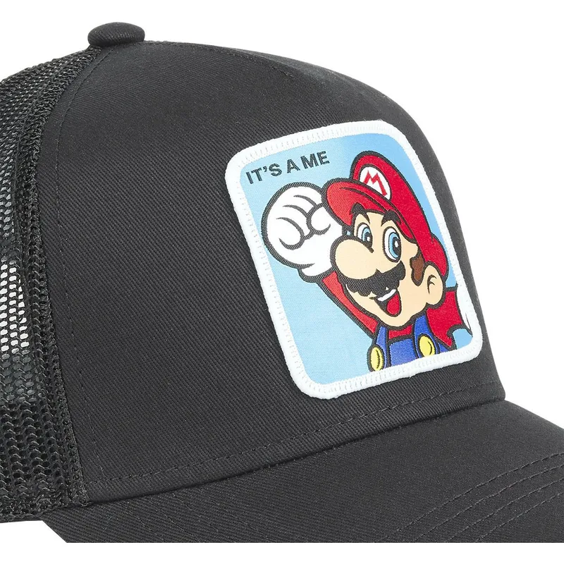 kepure-islenkta-juoda-snapback-cla2-bros-mario-super-mario-bros-capslab