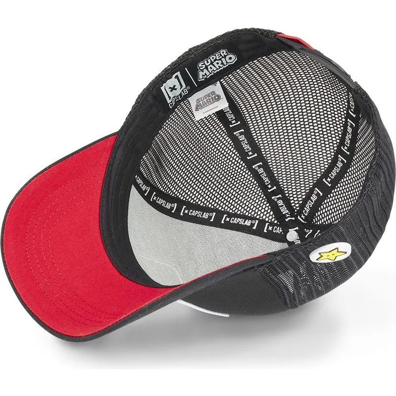 kepure-islenkta-juoda-snapback-cla2-bros-mario-super-mario-bros-capslab