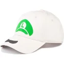 difuzed-curved-brim-luigi-icon-super-mario-bros-white-snapback-cap