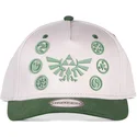 difuzed-curved-brim-triforce-the-legend-of-zelda-grey-and-green-adjustable-cap
