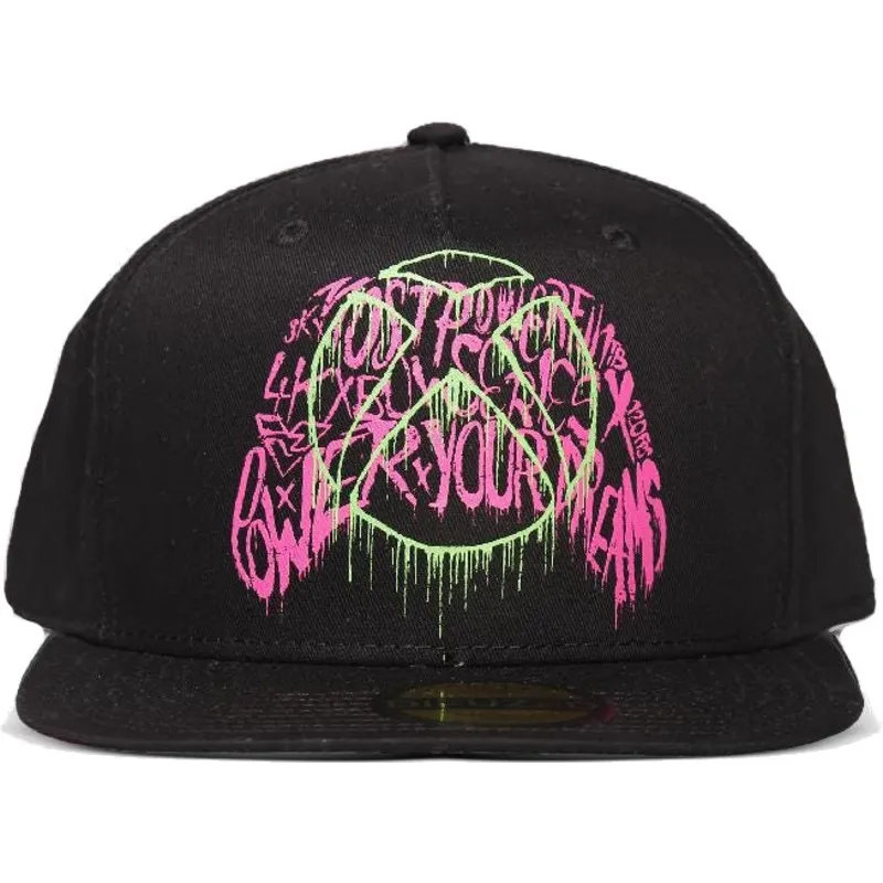 kepure-plokscia-juoda-snapback-core-microsoft-difuzed
