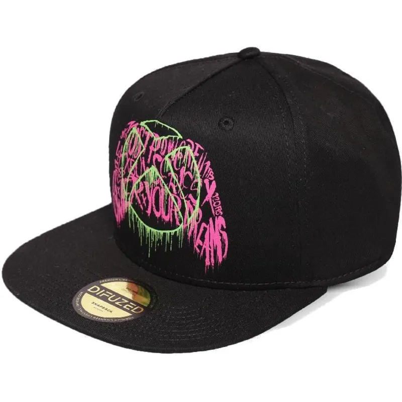 kepure-plokscia-juoda-snapback-core-microsoft-difuzed