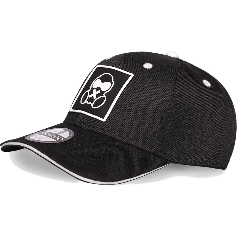 kepure-islenkta-juoda-snapback-icon-difuzed