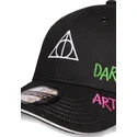 czarna-zakrzywiona-czapka-regulowana-dla-dzieci-insygnia-smierci-wizards-unite-harry-potter-od-difuzed