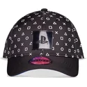 czarna-zakrzywiona-czapka-z-daszkiem-z-regulacja-playstation-controller-buttons-sony-od-difuzed