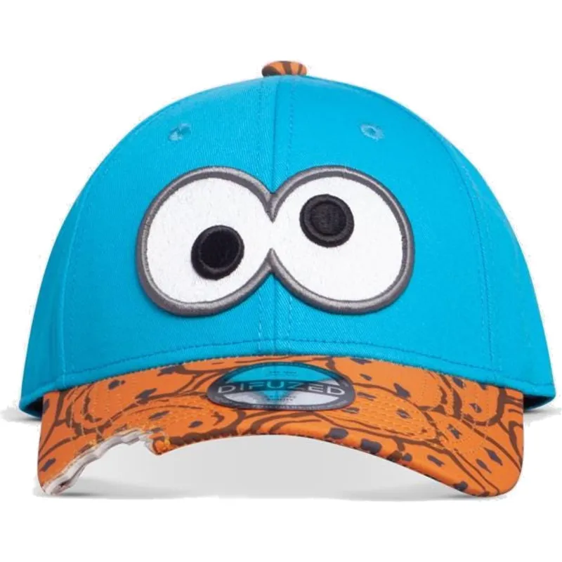 kepure-islenkta-melyna-snapback-las-galletas-barrio-sesamo-difuzed