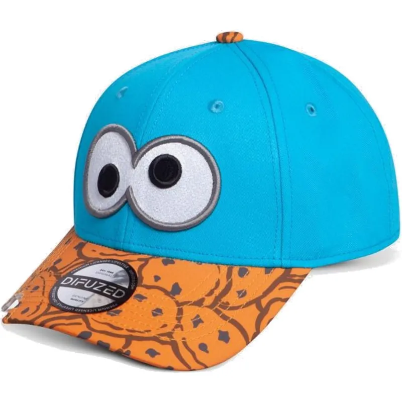 kepure-islenkta-melyna-snapback-las-galletas-barrio-sesamo-difuzed