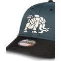 niebiesko-czarna-zakrzywiona-czapka-snapback-tremortusk-mamut-forbidden-west-horizon-od-difuzed