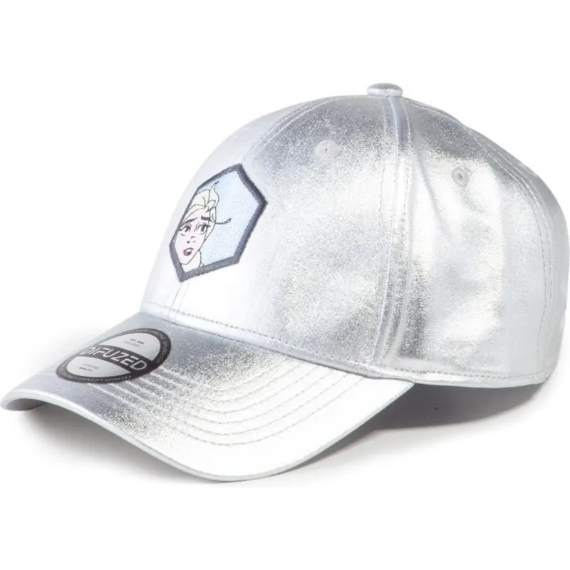 zakrzywiona-srebrna-regulowana-czapka-elsa-frozen-2-disney-od-difuzed