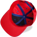 kepure-plokscia-raudona-snapback-vaikams-difuzed
