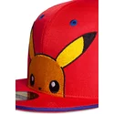 kepure-plokscia-raudona-snapback-vaikams-difuzed