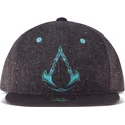 kepure-plokscia-juoda-snapback-valhalla-difuzed