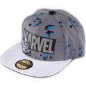 szara-plaska-czapka-snapback-iron-man-true-power-marvel-comics-od-difuzed