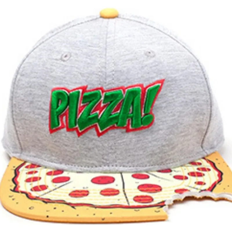 kepure-plokscia-pilka-snapback-pizza-difuzed