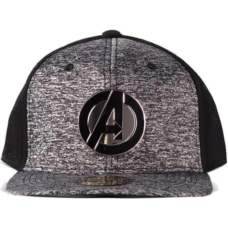 kepure-plokscia-pilka-snapback-metal-avengers-difuzed