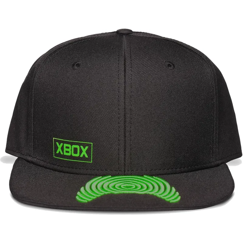 kepure-plokscia-juoda-snapback-visor-controller-microsoft-difuzed