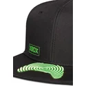 kepure-plokscia-juoda-snapback-visor-controller-microsoft-difuzed