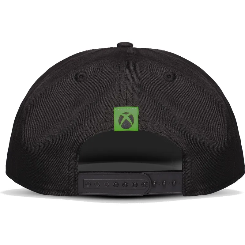 kepure-plokscia-juoda-snapback-visor-controller-microsoft-difuzed