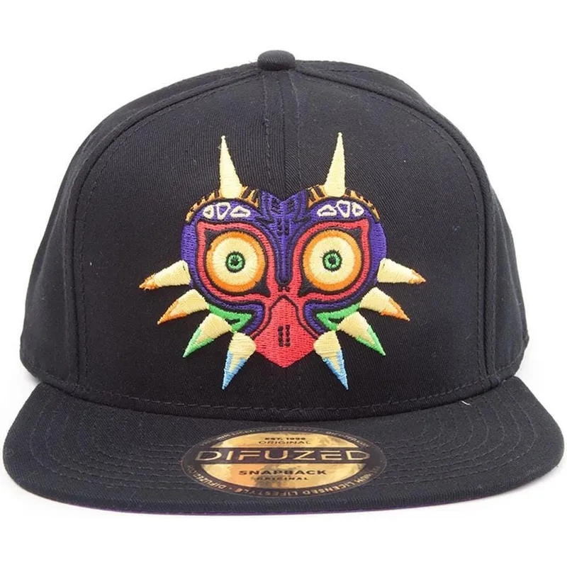kepure-plokscia-juoda-snapback-difuzed