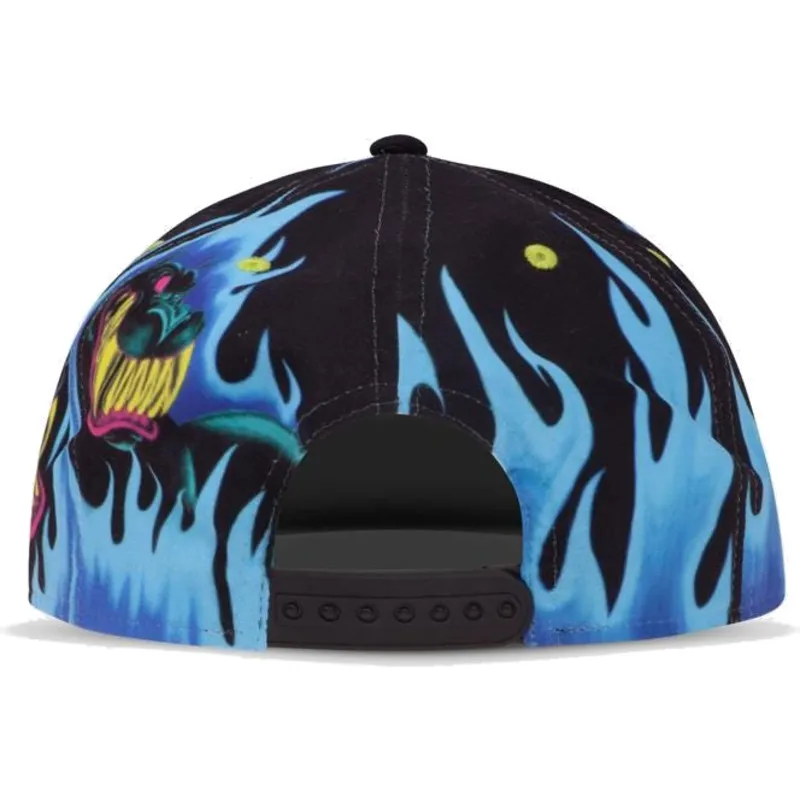 kepure-plokscia-juoda-snapback-difuzed