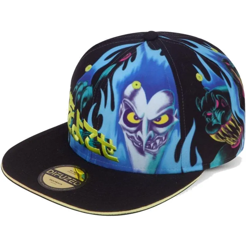 kepure-plokscia-juoda-snapback-difuzed