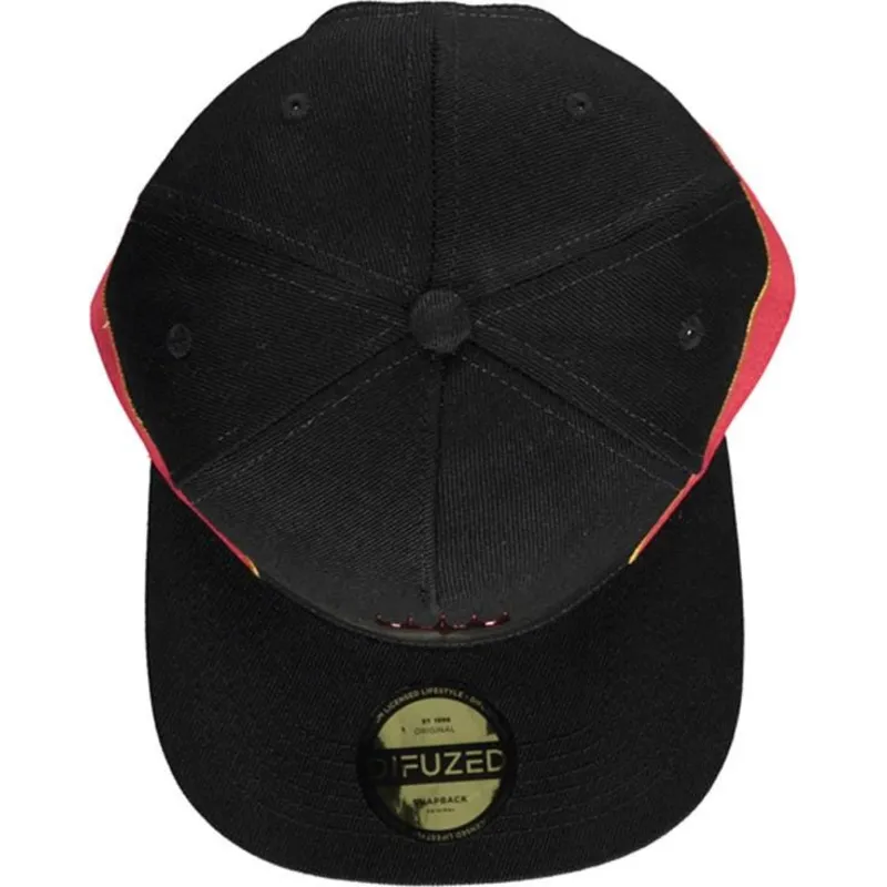 kepure-plokscia-juoda-snapback-difuzed