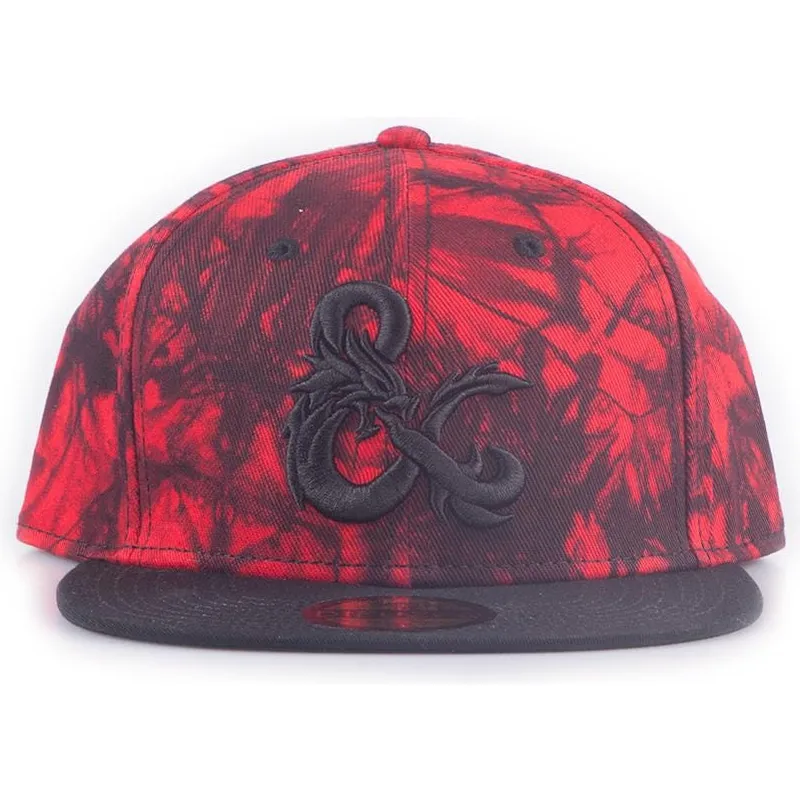 kepure-plokscia-raudona-snapback-difuzed kepure-plokscia-raudona-snapback-difuzed