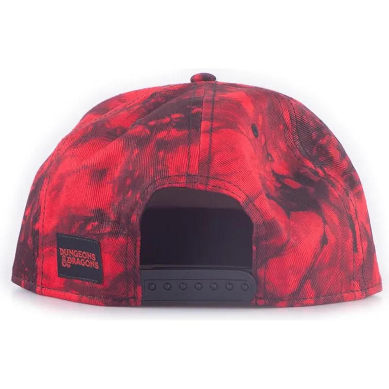 kepure-plokscia-raudona-snapback-difuzed kepure-plokscia-raudona-snapback-difuzed