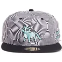 kepure-plokscia-balta-snapback-outer-space-difuzed