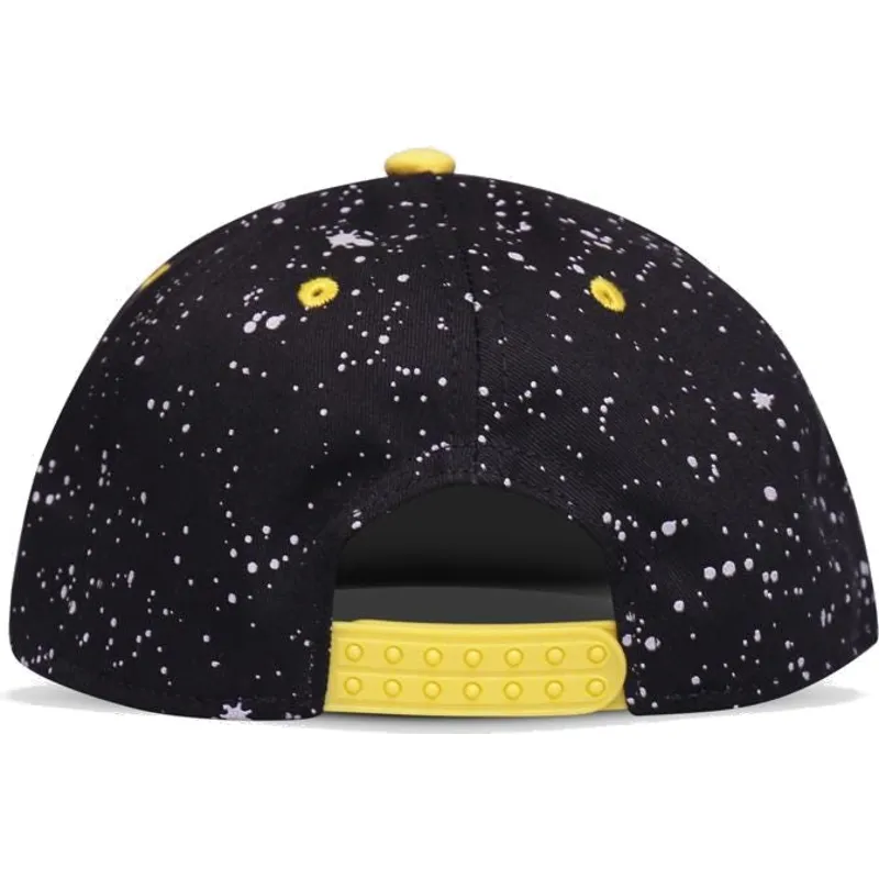 kepure-plokscia-juoda-snapback-vaikams-difuzed