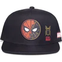 czarna-plaska-czapka-snapback-dla-dzieci-spider-man-marvel-comics-od-difuzed
