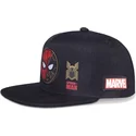 czarna-plaska-czapka-snapback-dla-dzieci-spider-man-marvel-comics-od-difuzed