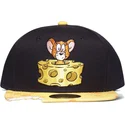 kepure-plokscia-juoda-snapback-difuzed