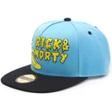 kepure-plokscia-melyna-snapback-banana-difuzed