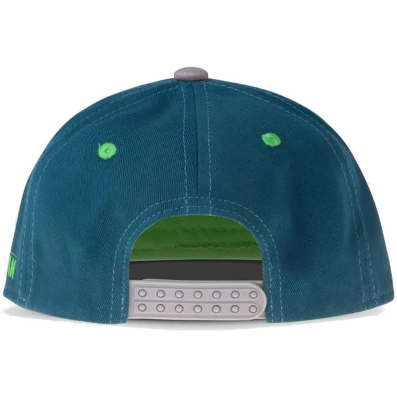 kepure-plokscia-melyna-snapback-vaikams-baby-yoda-the-child-the-mandalorian-difuzed