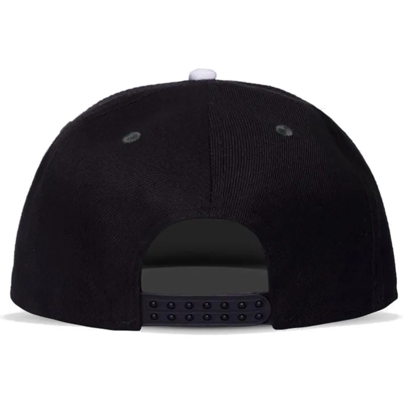 kepure-plokscia-juoda-snapback-difuzed