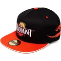 czarna-i-pomaranczowa-plaska-czapka-snapback-z-logo-radiant-od-difuzed