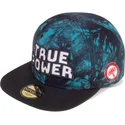 kepure-plokscia-melyna-snapback-true-power-difuzed