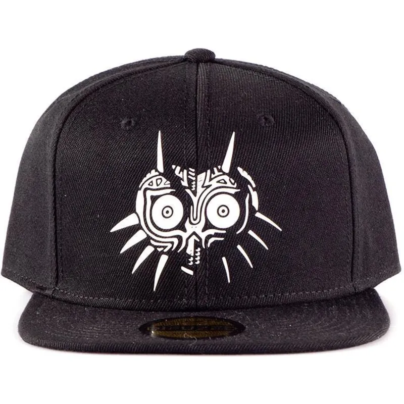 kepure-plokscia-juoda-snapback-white-difuzed