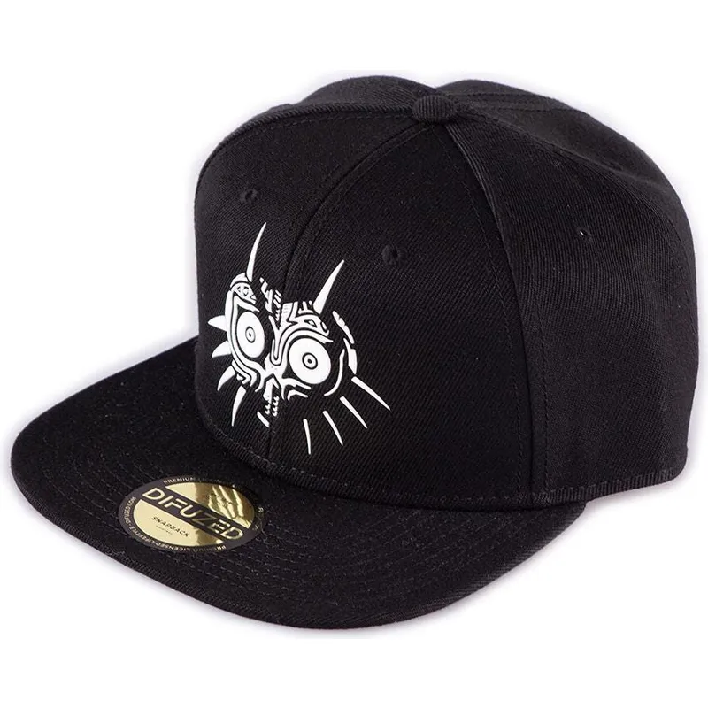 kepure-plokscia-juoda-snapback-white-difuzed