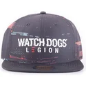 kepure-plokscia-juoda-snapback-glitch-legion-difuzed