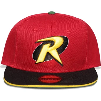 kepure-plokscia-raudona-snapback-difuzed