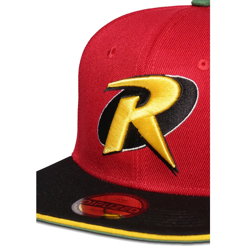 kepure-plokscia-raudona-snapback-difuzed